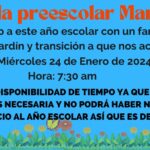 banner bienvenida preescolar 2024